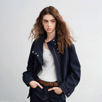 High Neck Ruffle Jacket