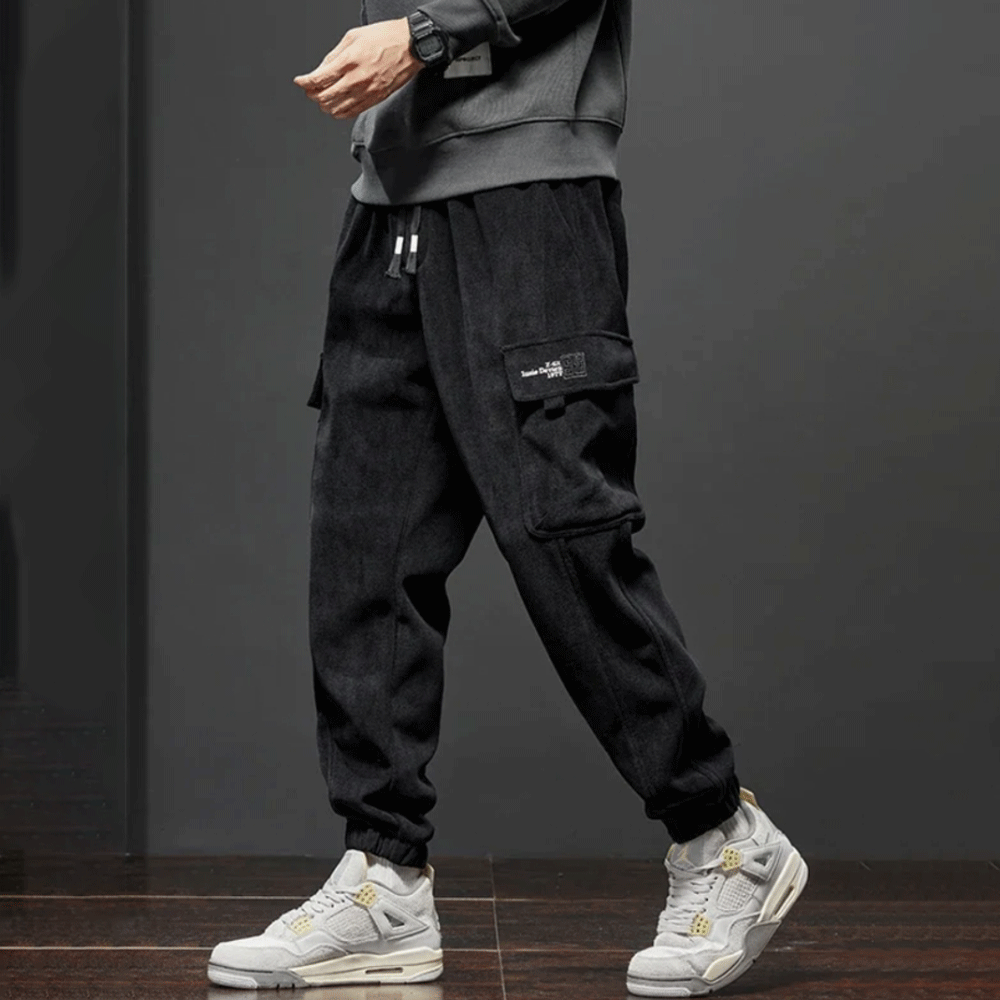 Elastic Waist Casual Jogger Pants