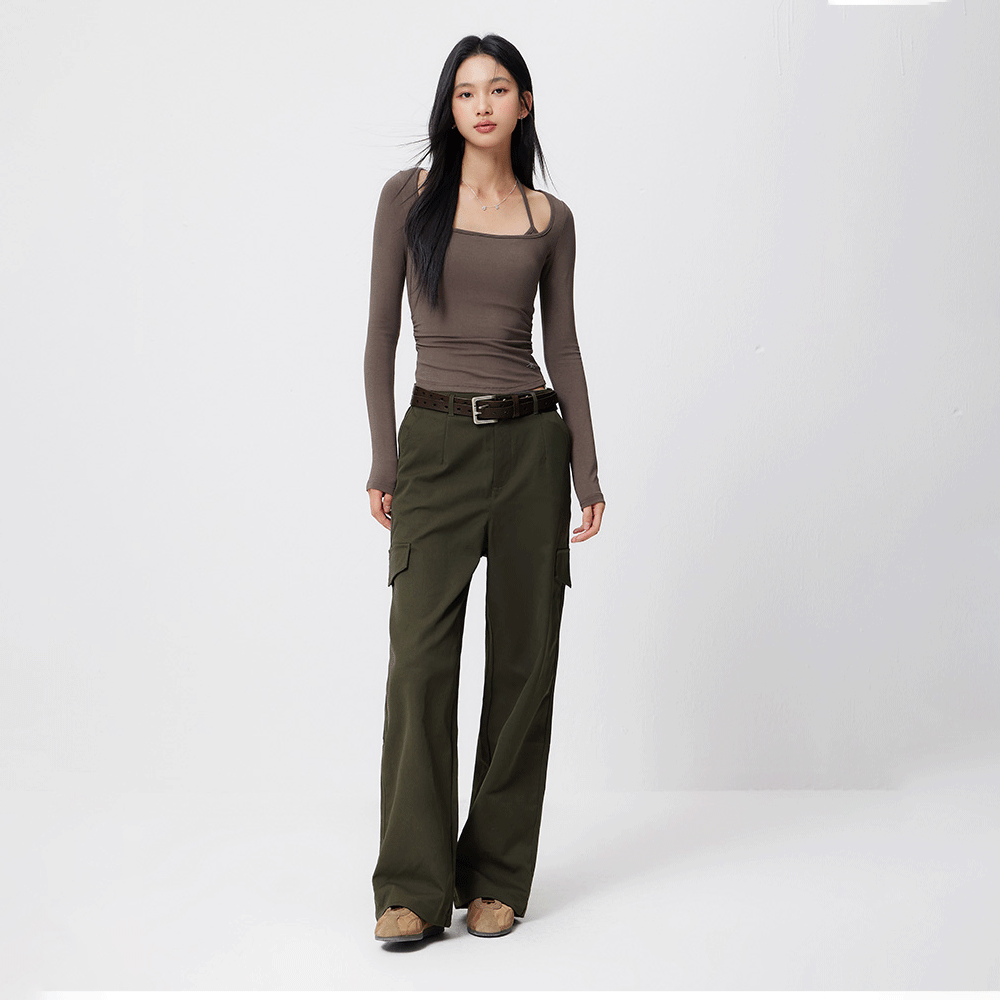 Wide Leg Cargo Pants