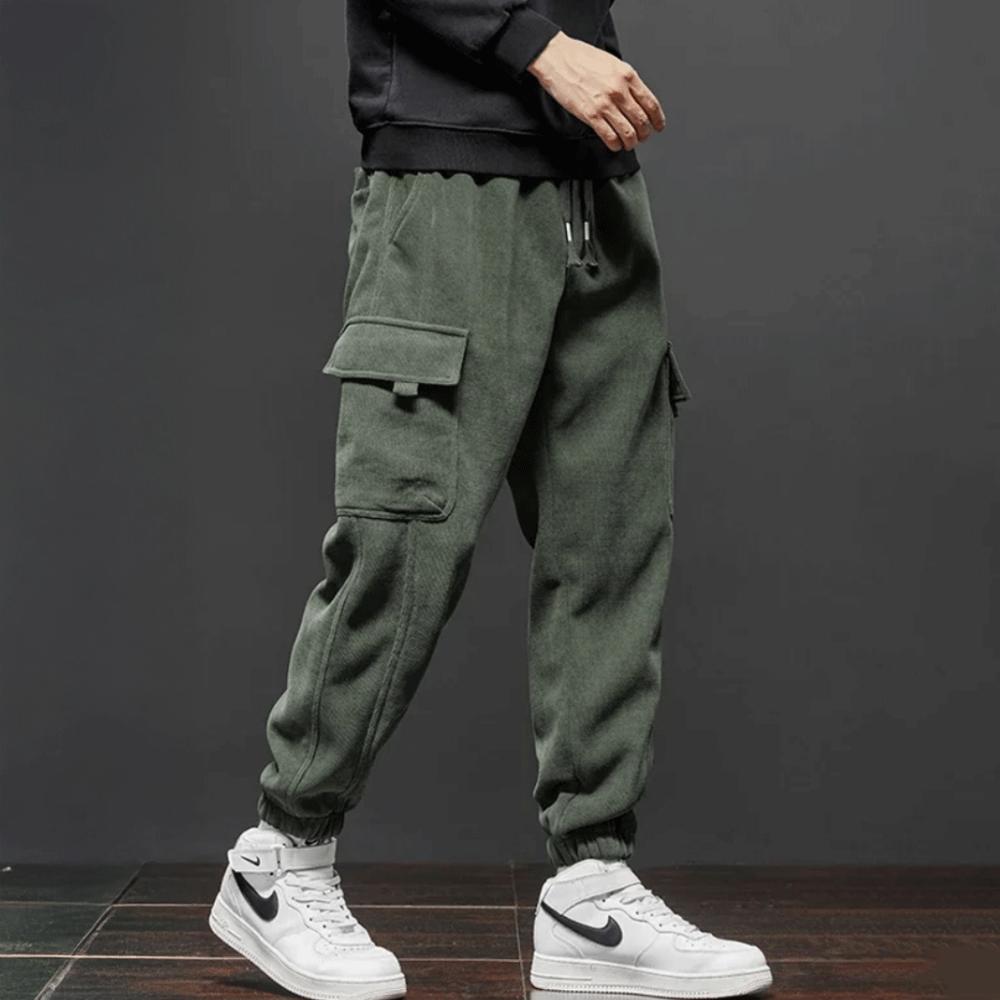 Elastic Waist Casual Jogger Pants