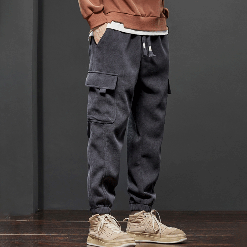 Elastic Waist Casual Jogger Pants