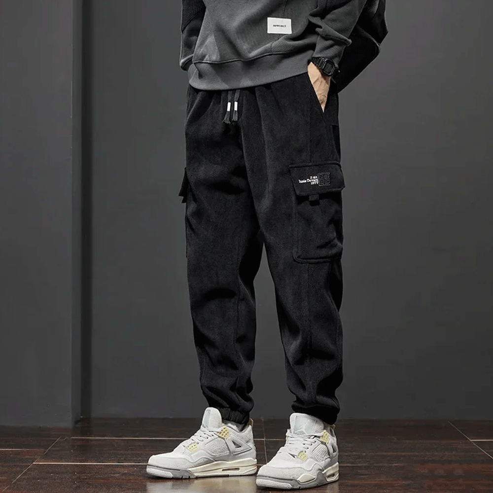 Elastic Waist Casual Jogger Pants