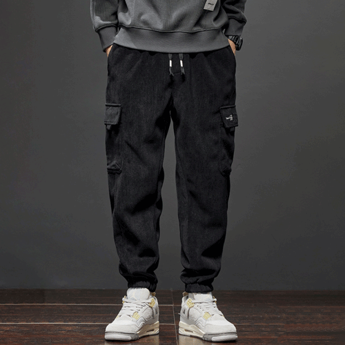 Elastic Waist Casual Jogger Pants