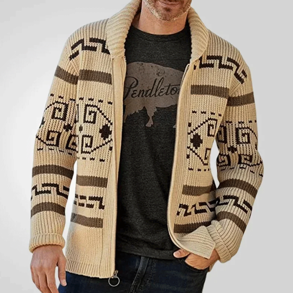 Slim Fit Casual Knit Cardigan