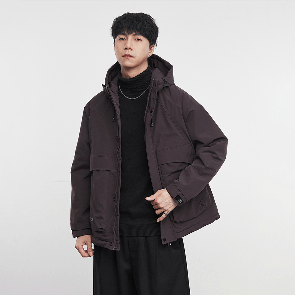 Hooded Cotton Work Jacket