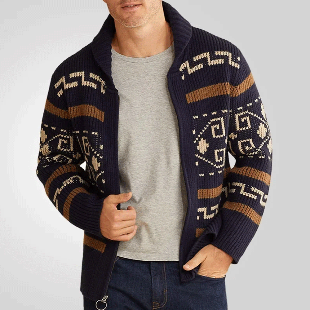 Slim Fit Casual Knit Cardigan