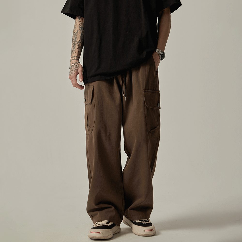 Vintage Wide Leg Cargo Joggers