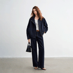 High Neck Ruffle Jacket