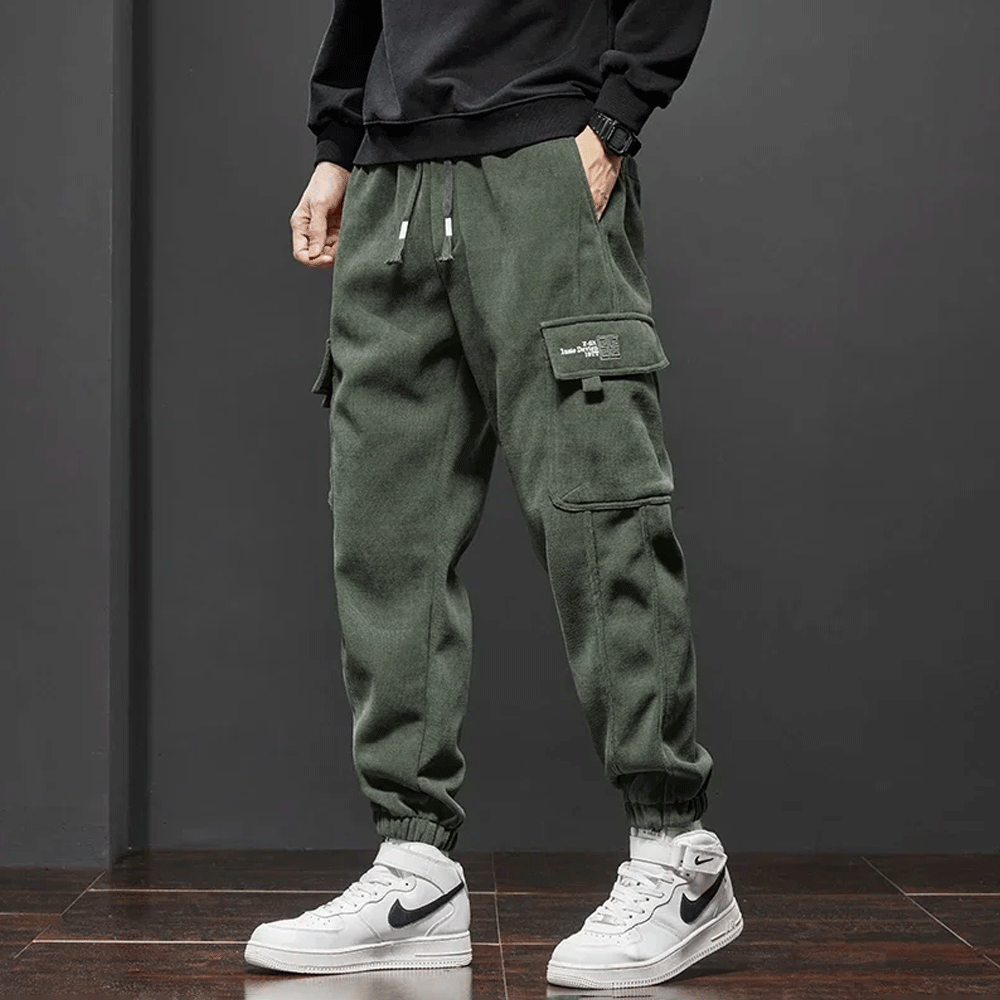 Elastic Waist Casual Jogger Pants