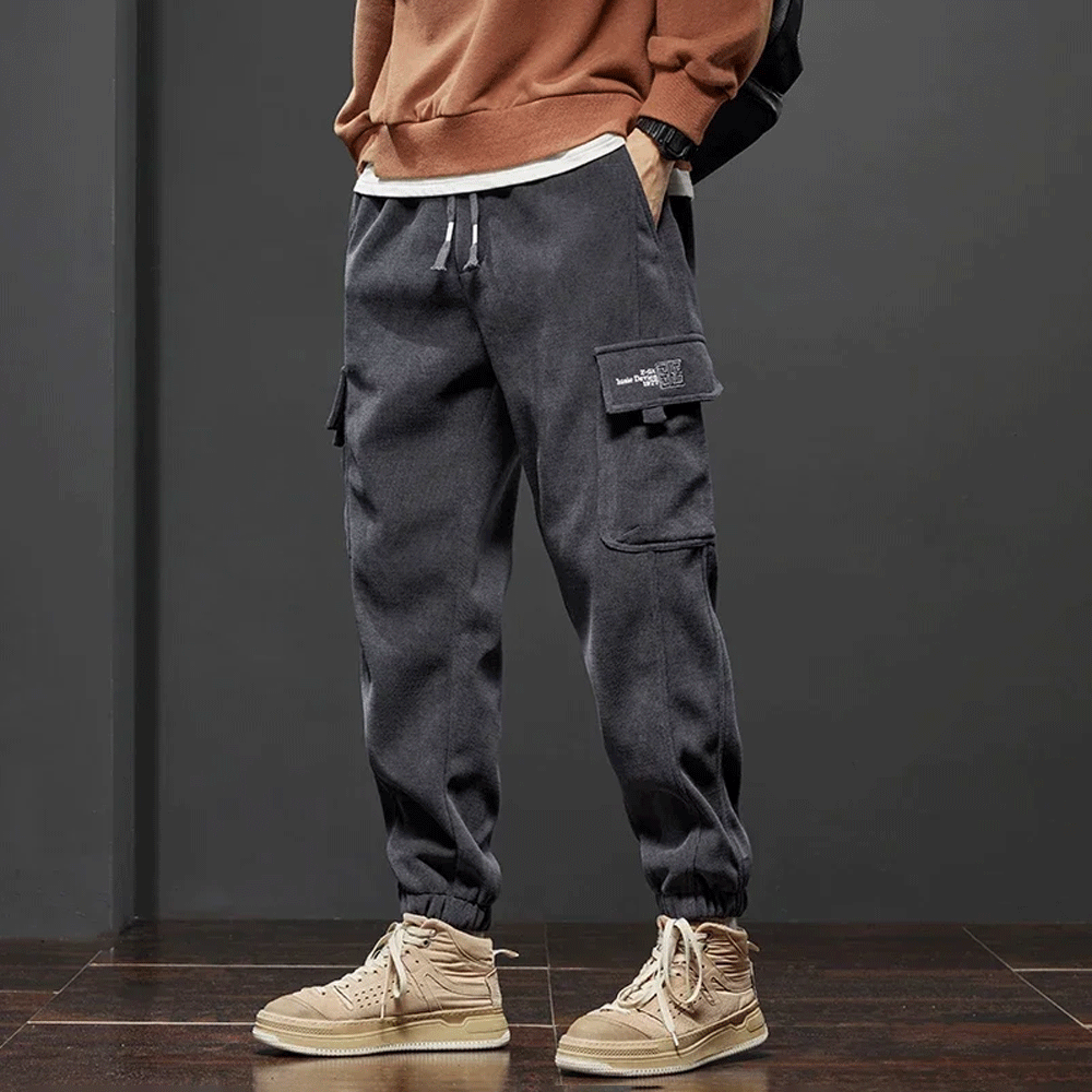 Elastic Waist Casual Jogger Pants